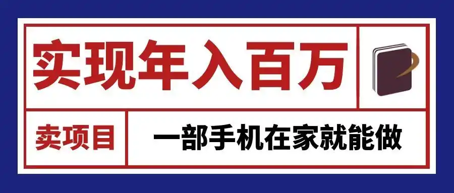 通过网创平台“卖项目”实现年入百万，一部手机在家就能做！-星云网创