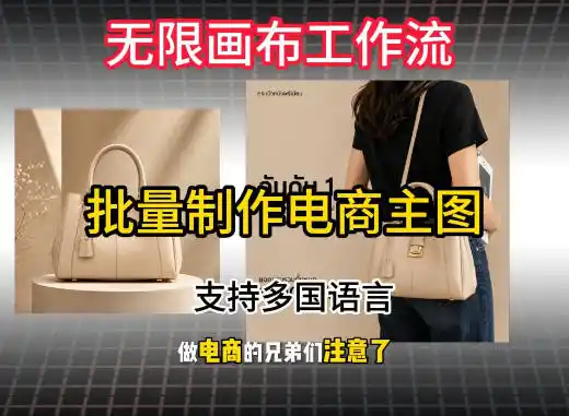 无限画布工作流搭建教程，一键电商主图批量制作，批量下载，支持多国语言-星云网创