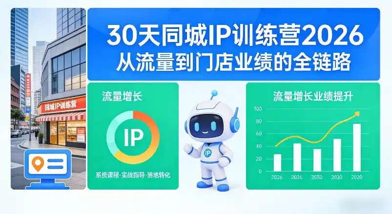 30天同城IP训练营2026年，从流量到门店业绩的全链路(0808更新)-星云网创