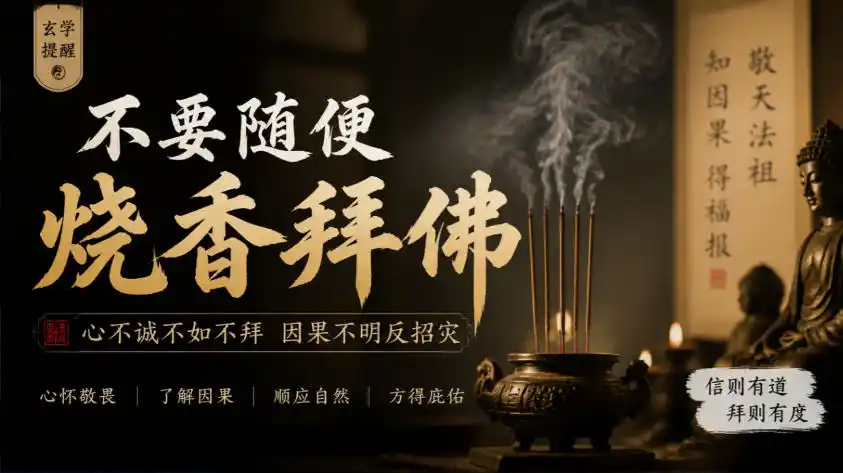 某公众号付费文章：玄学提醒：不要随便烧香拜佛-星云网创