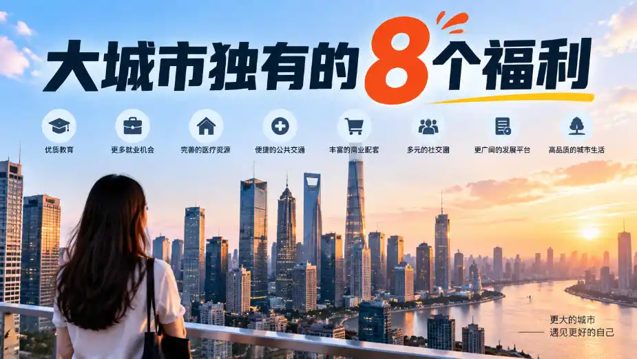 某公众号付费文章：大城市独有的8个福利-星云网创