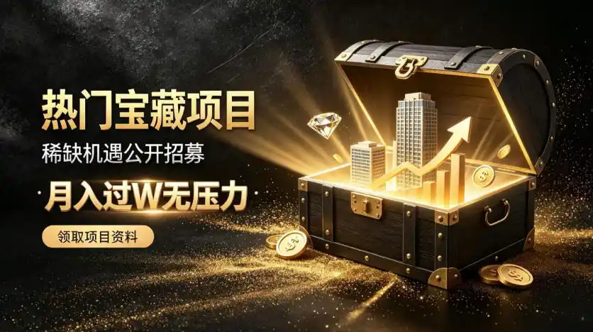稀缺宝藏项目公开招募，低风险入局解锁月入过1W+机会【揭秘】-星云网创