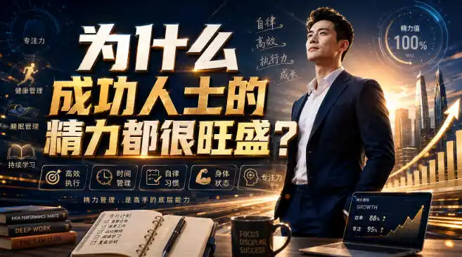 付费文章：为什么成功人士的精力都很旺盛？-星云网创