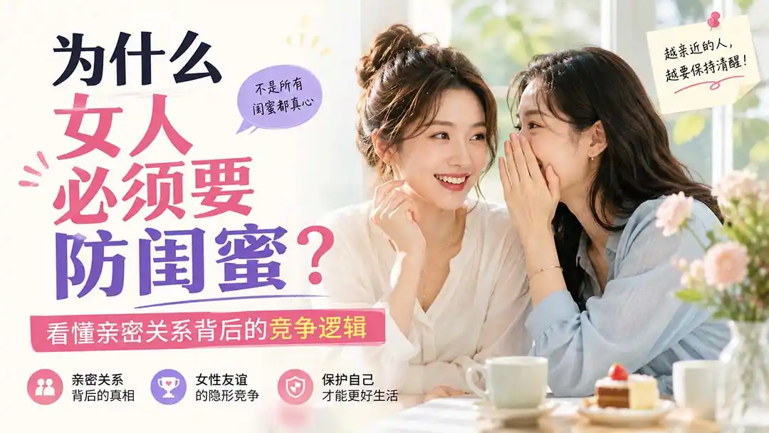 付费文章:为什么女人必须要防闺蜜?看懂亲密关系背后的竞争逻辑-星云网创