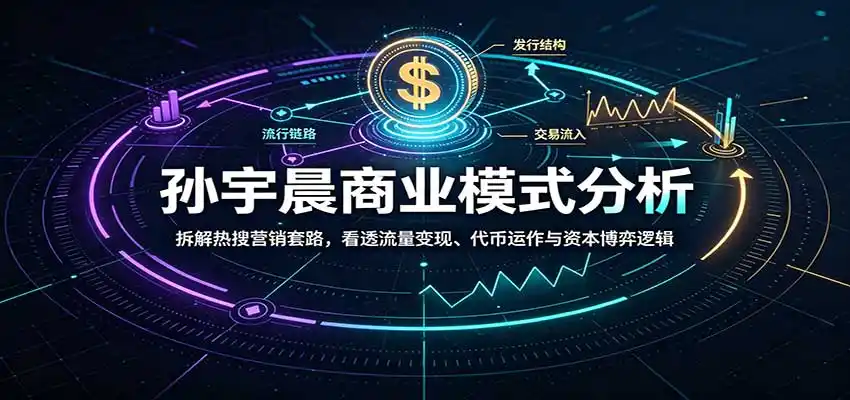 孙宇晨商业模式分析：拆解热搜营销套路，看透流量变现、代币运作与资本博弈逻辑-星云网创