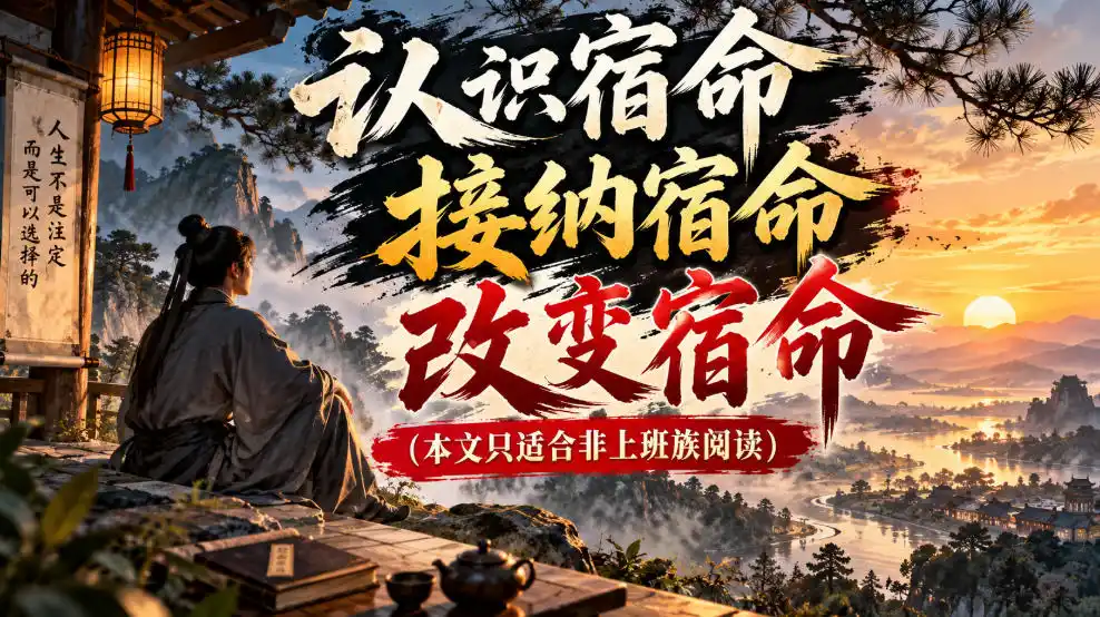 某公众号付费文章:认识宿命,接纳宿命,改变宿命(本文只适合非上班族阅读)-星云网创