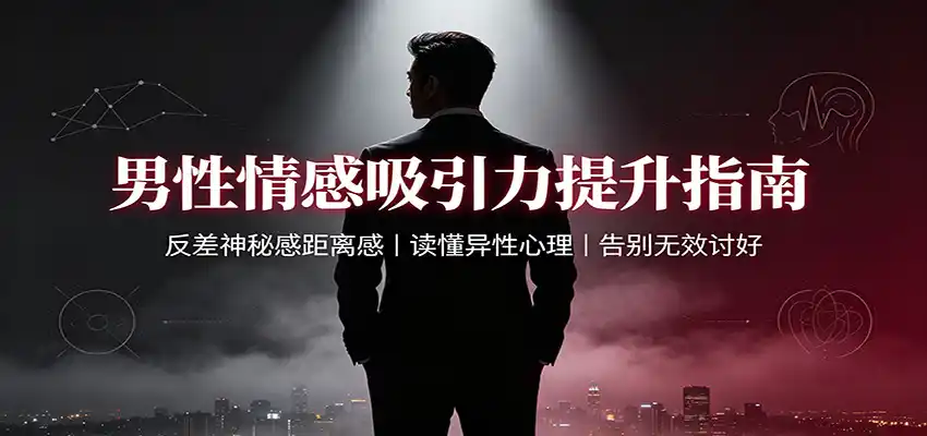 男性情感吸引力提升指南：反差神秘感距离感，读懂异性心理，告别无效讨好-星云网创