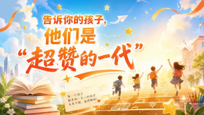 某付费社群专属文章：告诉你的孩子，他们是“超赞的一代”。-星云网创