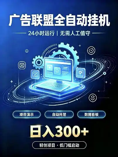 广告联盟全自动挂G，24小时自动运行，无需人工值守，日收200－500+【揭秘】-星云网创