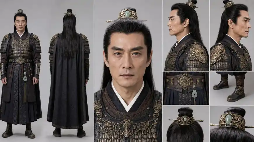 AI漫剧短剧人物资产200个古代言情人物+提示词，再也不用到处去找提示词生成人物了-星云网创