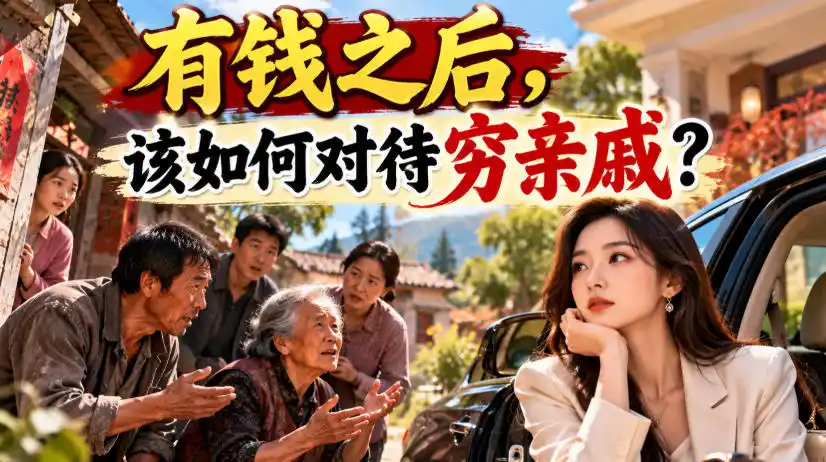 某公众号付费文章：有钱之后，该如何对待穷亲戚？-星云网创