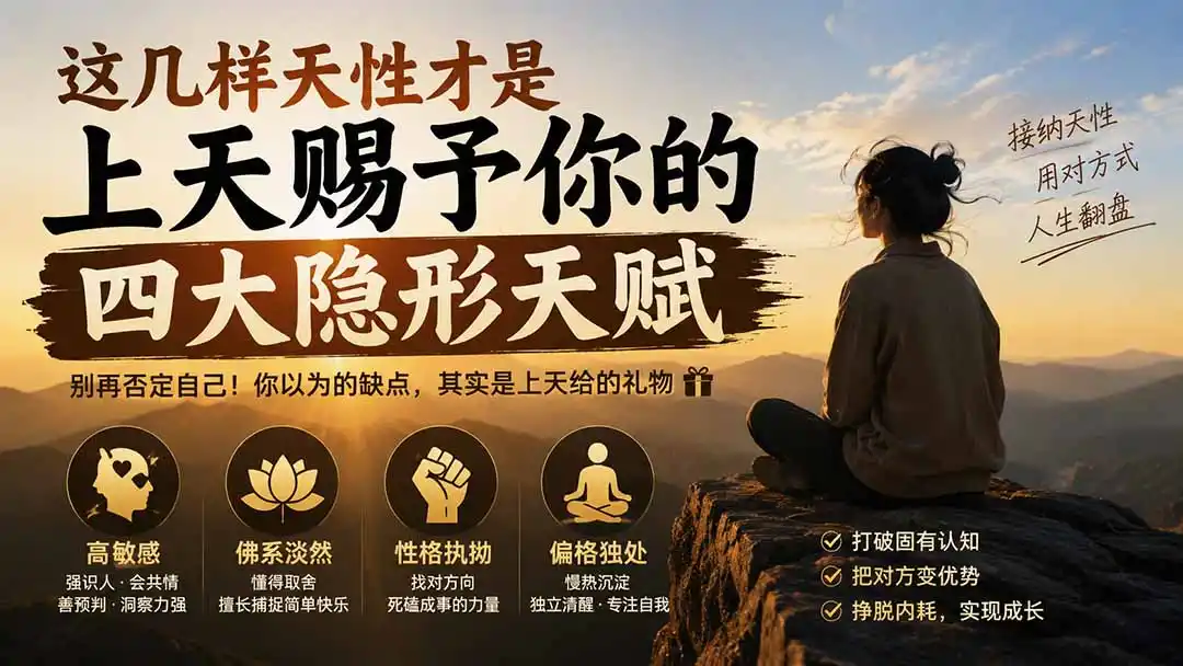 付费文章：这几样天性才是上天赐予你的四大隐形天赋-星云网创