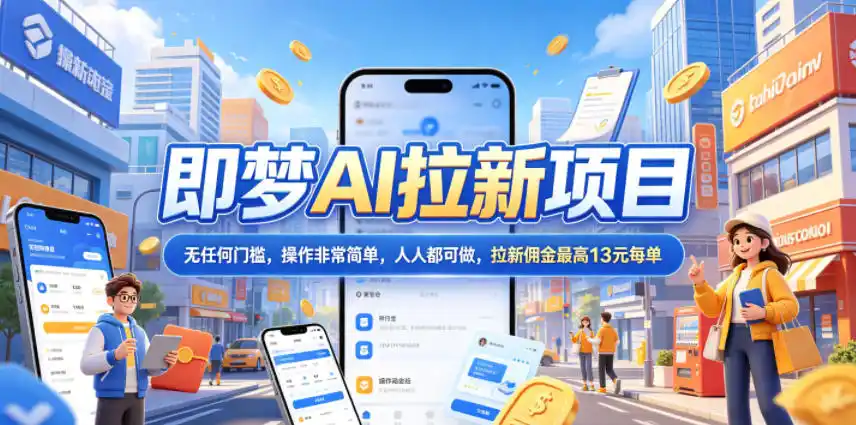 2026年即梦AI拉新项目最新玩法，无任何门槛，操作非常简单，人人都可做，拉新佣金最高13米每单(更新08月07日)-星云网创