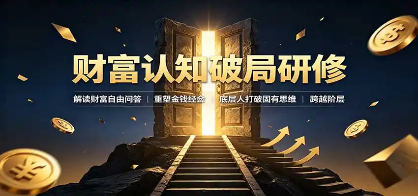 财富认知破局研修：解读”孙割”，重塑金钱观念，底层人打破固有思维跨越阶层-星云网创