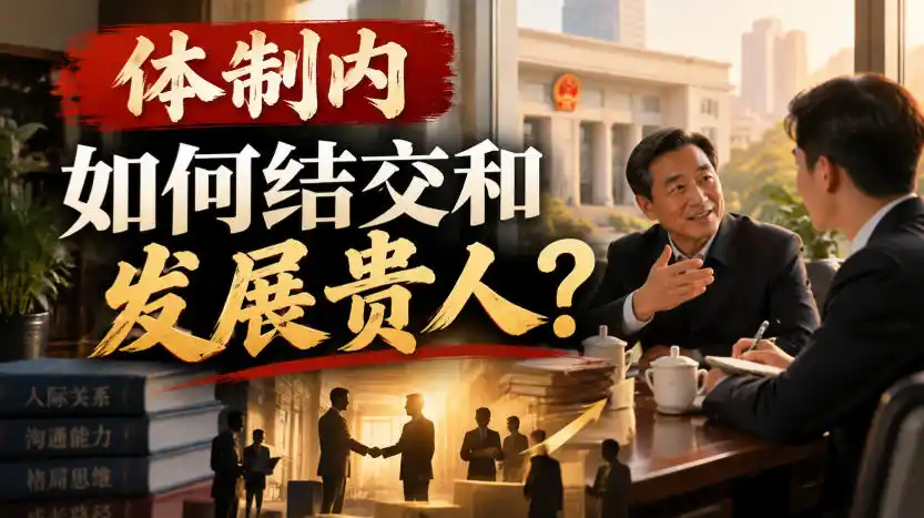 某公众号付费文章：体制内，如何结交和发展贵人?-星云网创