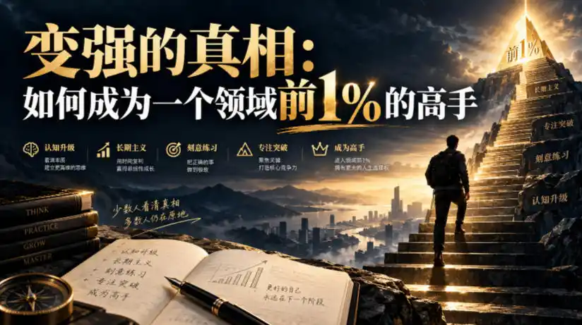 付费文章：变强的真相：如何成为一个领域前1%的高手-星云网创