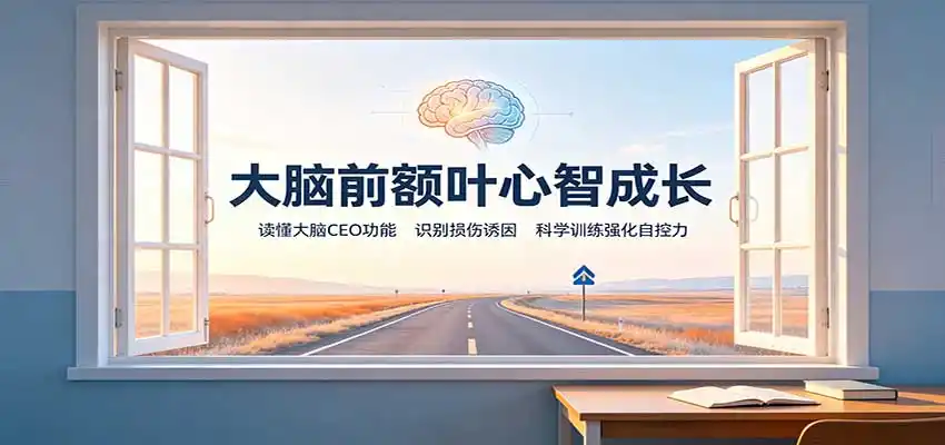 大脑前额叶心智成长：读懂大脑CEO功能，识别损伤诱因，科学训练强化自控力-星云网创