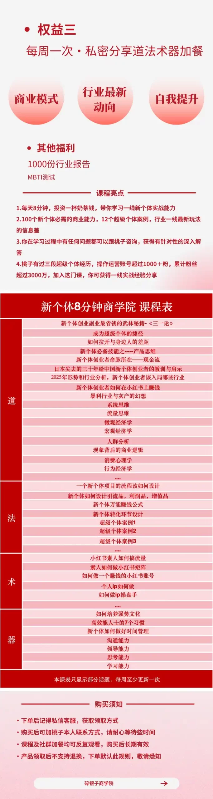 AI+新个体创业必修课-更新0922｜道法术器｜商业逻辑·小红书流量·AI智能体｜低成本打造个人变现小生意全套教学-星云网创