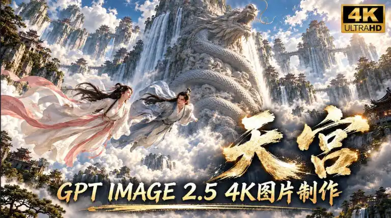 GPT Image 2.5实测!4K到底多清楚?皮肤、手指、修图与天宫场景全面测试-星云网创