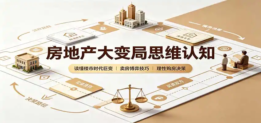 房地产大变局思维认知：读懂楼市时代巨变，卖房博弈技巧，理性购房决策-星云网创