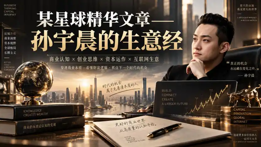 某星球精华文章——孙宇晨的生意经-星云网创
