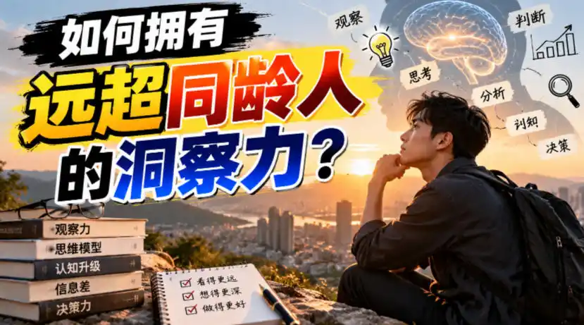 付费文章：如何拥有远超同龄人的洞察力？-星云网创