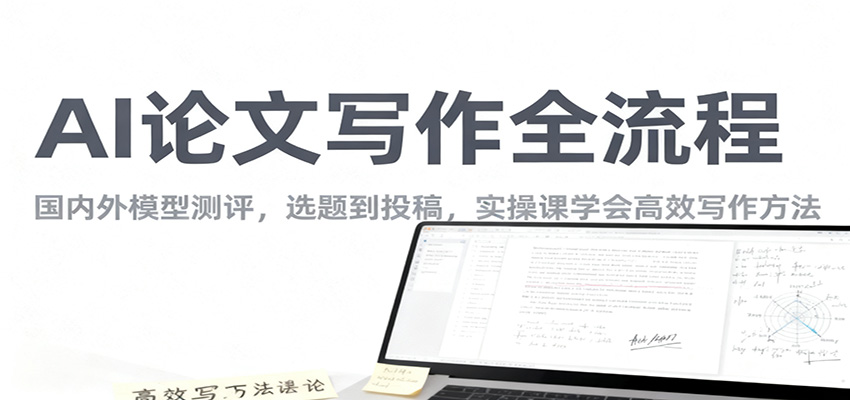 AI论文写作全流程,国内外模型测评,选题到投稿,实操课学高效写作方法-星云网创