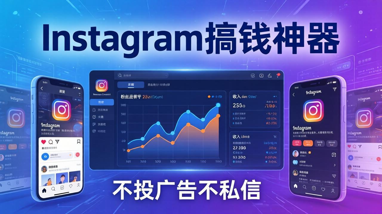 Instagram搞钱神器:月涨6万粉+月入5万刀,不投广告不私信,靠算法+低价产品-星云网创
