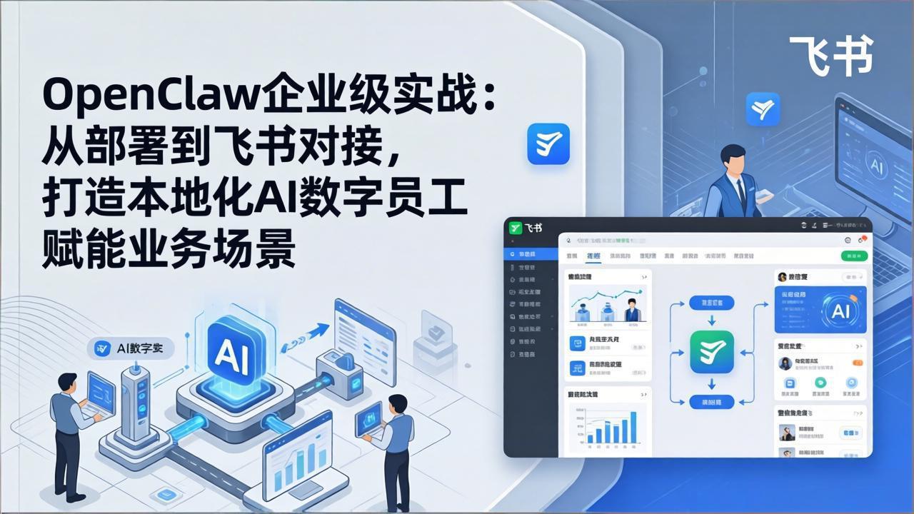 OpenClaw企业级实战：从部署到飞书对接，打造本地化AI数字员工赋能业务场景-星云网创