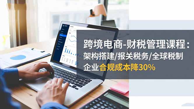 跨境电商-财税管理课程：架构搭建/报关税务/全球税制，企业合规成本降30%-星云网创
