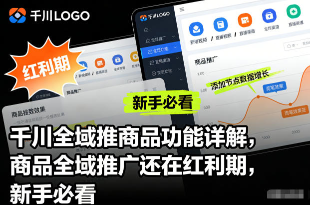 千川全域推商品功能详解,商品全域推广还在红利期,新手必看-星云网创
