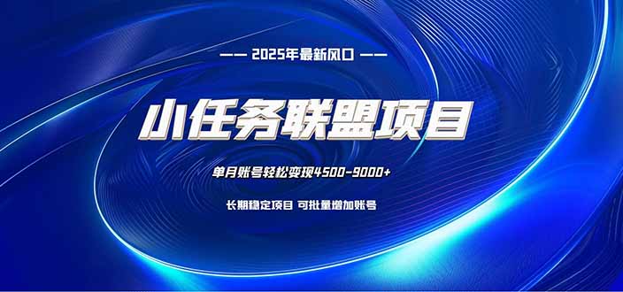 小任务联盟项目：一台电脑每天只需10分钟，轻松简单稳定-星云网创