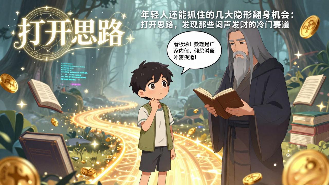 付费文1+2：年轻人还能抓住的几大隐形翻身机会：打开思路，发现那些闷声发财的冷门赛道-星云网创