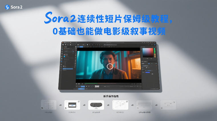 Sora2连续性短片保姆级教程，0基础也能做电影级叙事视频-星云网创