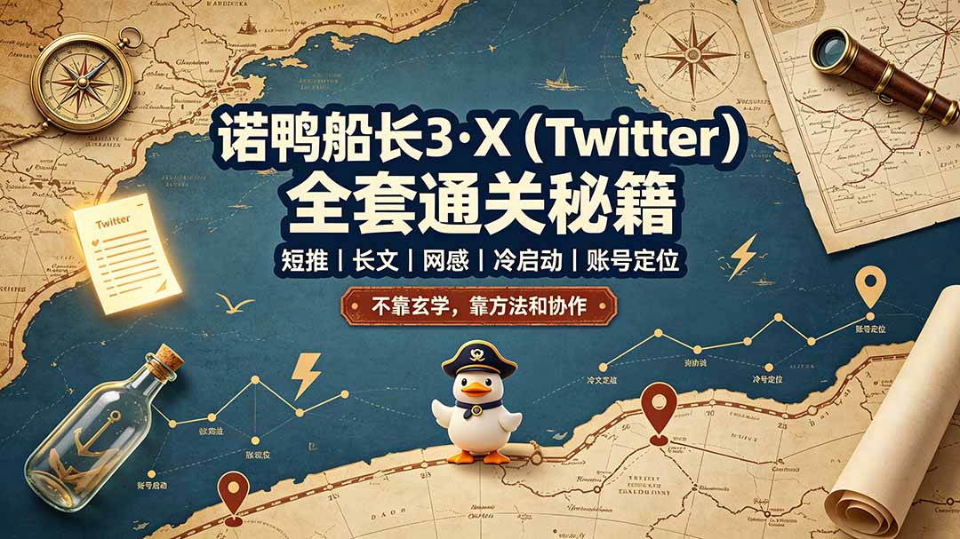 诺鸭船长3·X(Twitter-星云网创