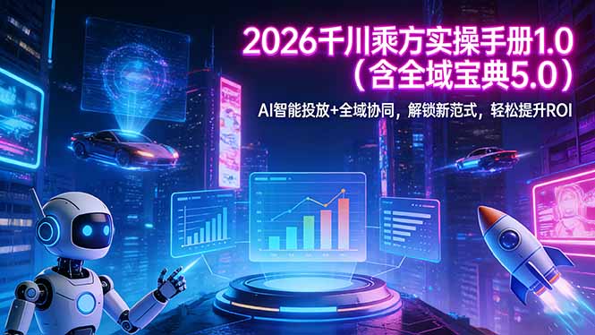 2026 千川乘方实操手册 1.0(含全域宝典 5.0-星云网创