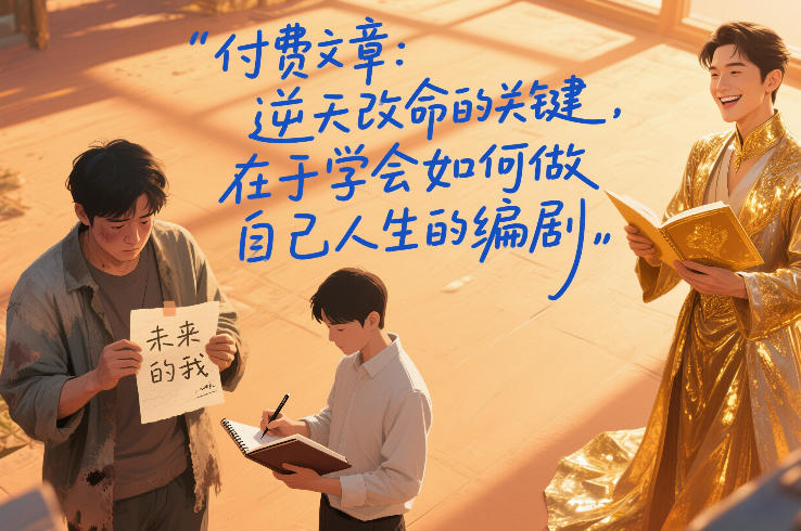 付费文章：逆天改命的关键，在于学会如何做自己人生的编剧-问题不大网创