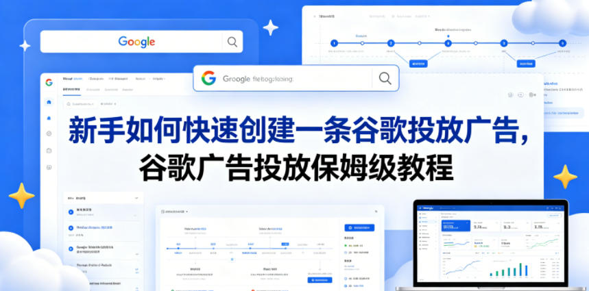 新手如何快速创建一条谷歌投放广告，谷歌广告投放保姆级教程-星云网创