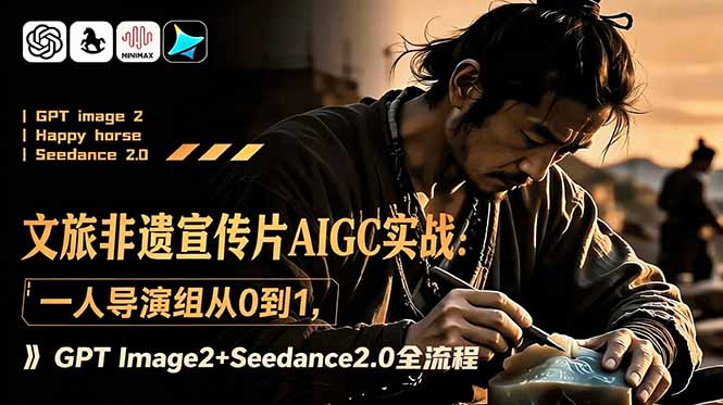文旅非遗宣传片AIGC实战:一人导演组从0到1,GPT Image2+Seedance2.0全流程-星云网创