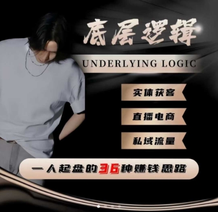 一个人起盘的底层逻辑,私域流量-直播电商-实体获客,一人起盘的36种賺钱思路-柚子轻创