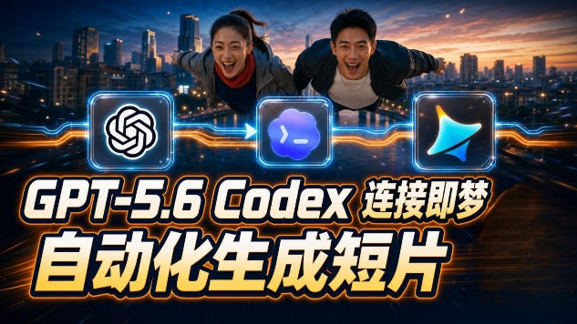 GPT-5.6 Codex连接即梦实测！自动生成＋拼接完整AI短片，全流程详解-星云网创