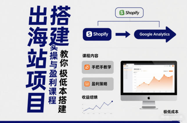 小淘出海站项目，搭建实操与盈利课程，手把手教你用极低成本搭建-星云网创