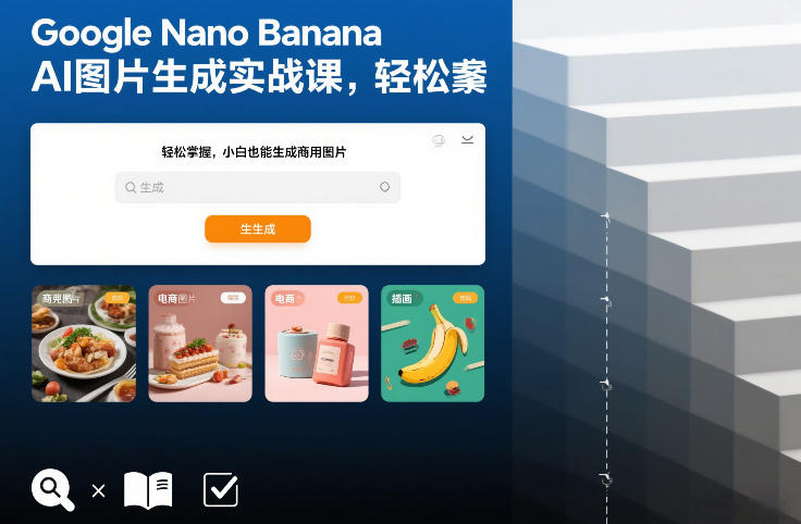 Google Nano Banana AI图片生成实战课，轻松掌握，小白也能生成商用图片-星云网创