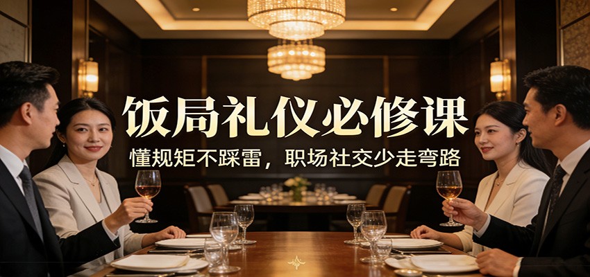 公众号收费文章：《饭局礼仪必修课：懂规矩不踩雷，职场社交少走弯路》-星云网创