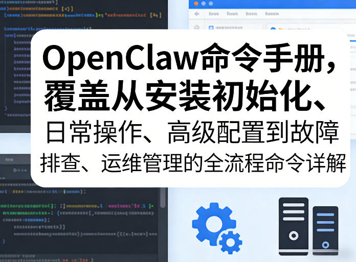 OpenClaw命令手册，覆盖从安装初始化、日常操作、高级配置到故障排查、运维管理的全流程命令详解-星云网创