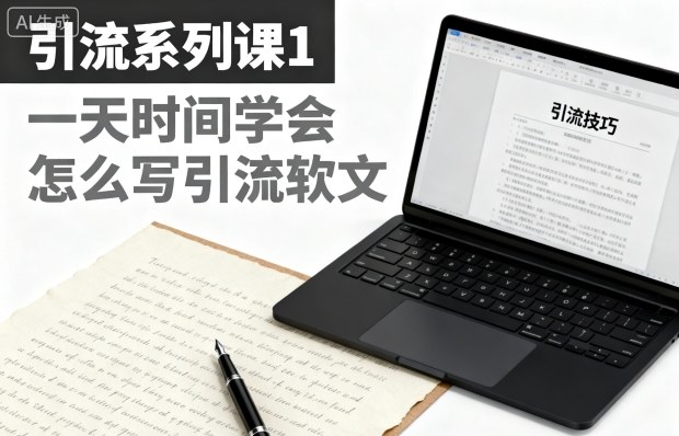 引流系列课1，一天时间学会怎么写引流软文-星云网创