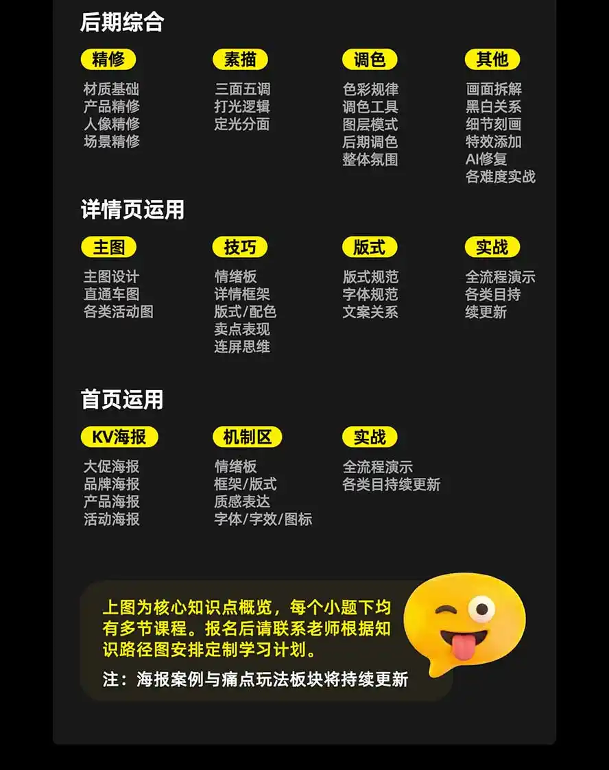 图片[4]-电商头等舱AI设计全能进阶2026新课：PS+即梦+Nano Banana+ComfyUI，从产品精修到详情页全案设计-星云网创