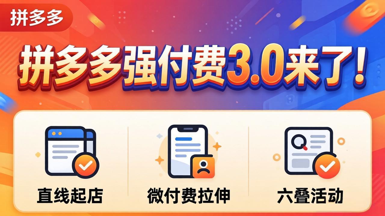 拼多多强付费3.0来了(更新4月-星云网创