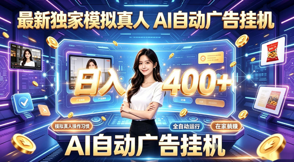 最新独家模拟真人，AI自动挂号挂G，日入400+，全程全自动运行，无需人工【揭秘】-星云网创