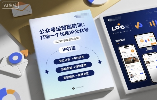 公众号运营高阶课，打造一个优质IP公众号-星云网创